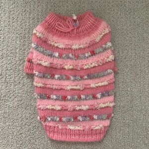 Handmade Knitted Sweater- Fits Toy-Sized or Mini Companion